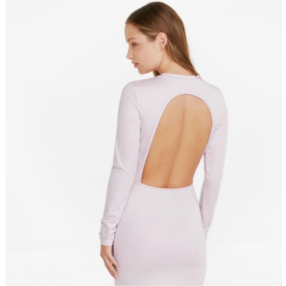 PUMA Women's Crystal Galaxy Open
Back Lavender Fog Purple Dress
Medium NWT